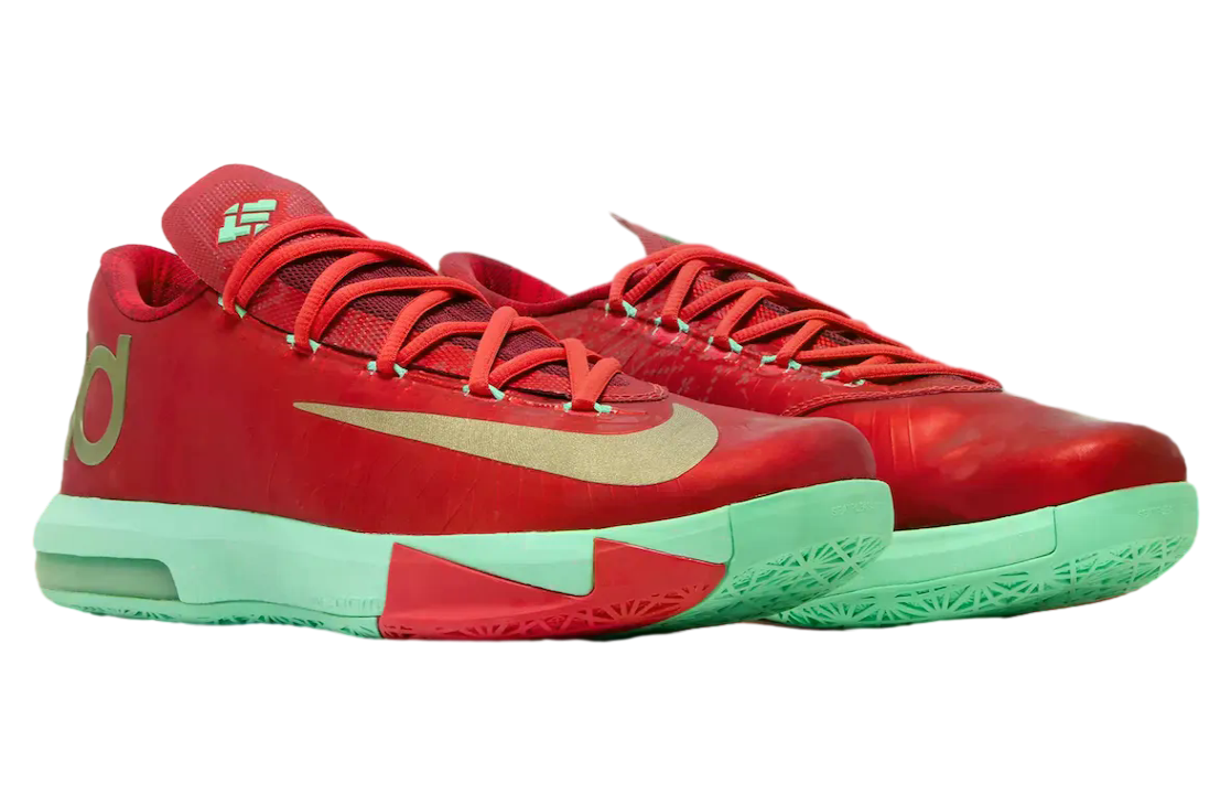 Nike KD 6 Christmas Light Crimson / Metallic Gold