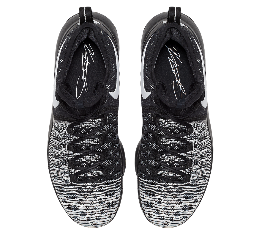 Nike KD 9 kd 9 oreo GS Black White - KicksOnFire