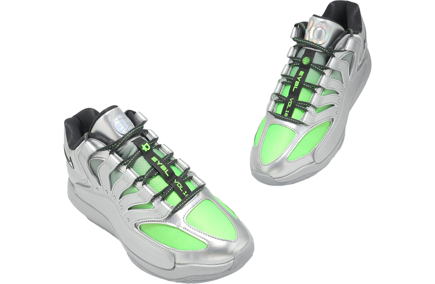 Nike KD18 EYBL EP Metallic Silver / Dk Smoke Grey - May 2025 - IF2518001 -  KicksOnFire.com, image size:1466x959