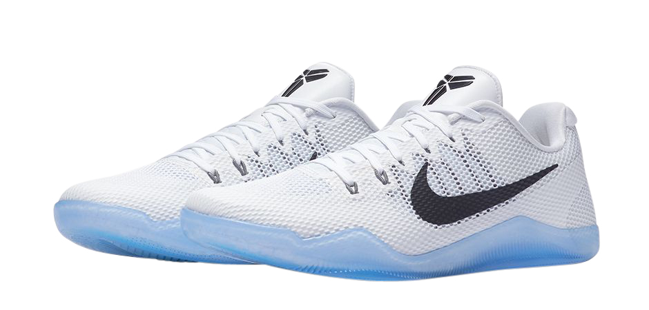 Nike Kobe 11 Em Low-top Fundamental White Blue Shoes Sneakers