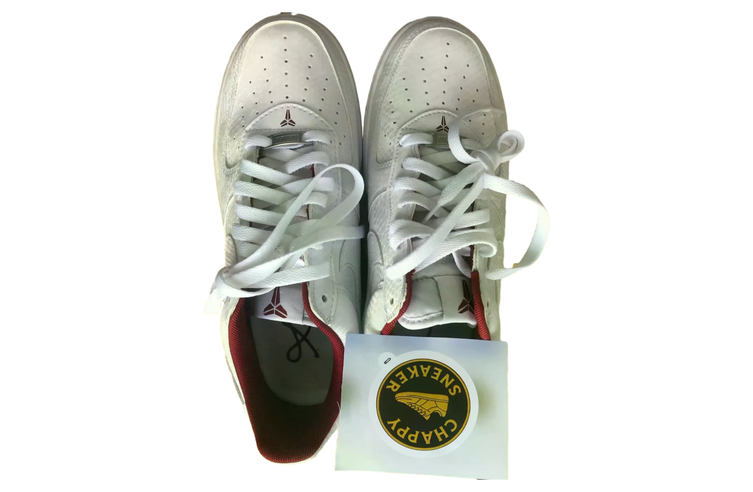 Nike Kobe Air Force 1 Low White / Team Red