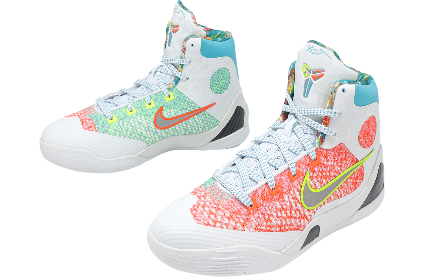Nike Kobe IX Elite High Protro GS White / Chlorine Blue