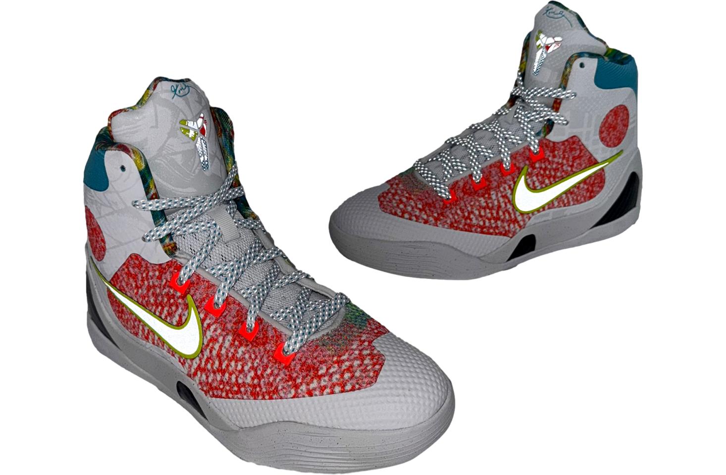 Nike Kobe IX Elite High Protro GS White / Chlorine Blue