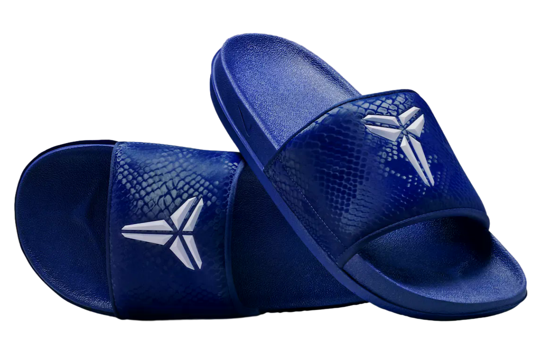Nike Kobe Offcourt Slides Deep Royal Blue / White