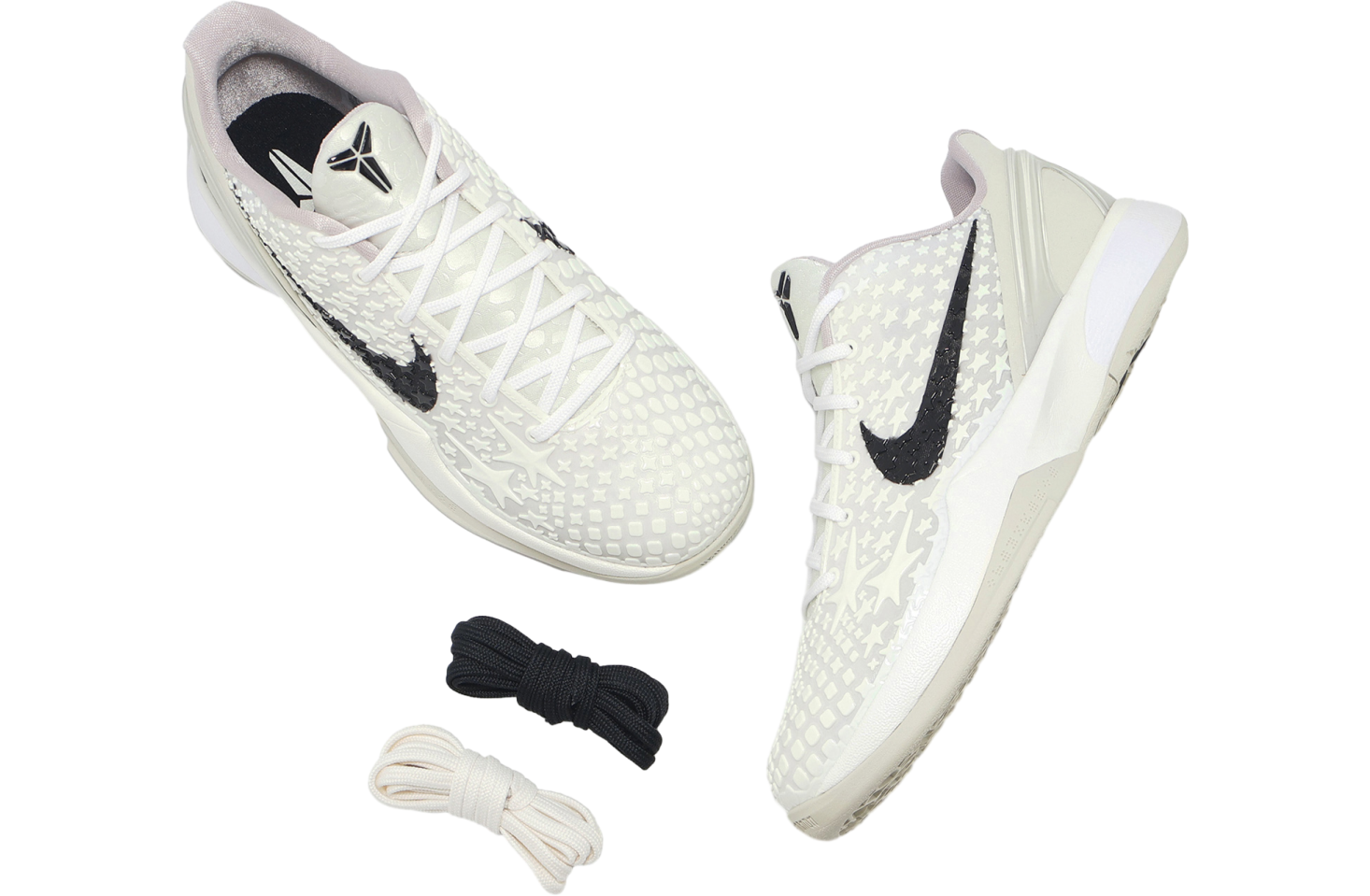 シューズ(男性用) Nike Kobe VI GS 24cm Nike Kobe VI GS Sail / Black Light Bone White - Feb 2025