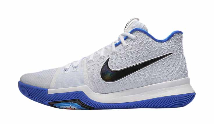white and blue kyrie 3