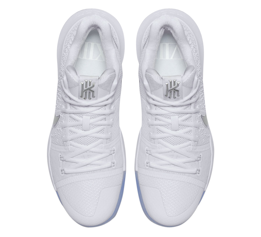 Nike Kyrie 3 White Chrome 852395-103
