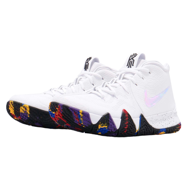 Nike Kyrie 4 EP White Multi Mar 2018 943807104 KicksOnFire