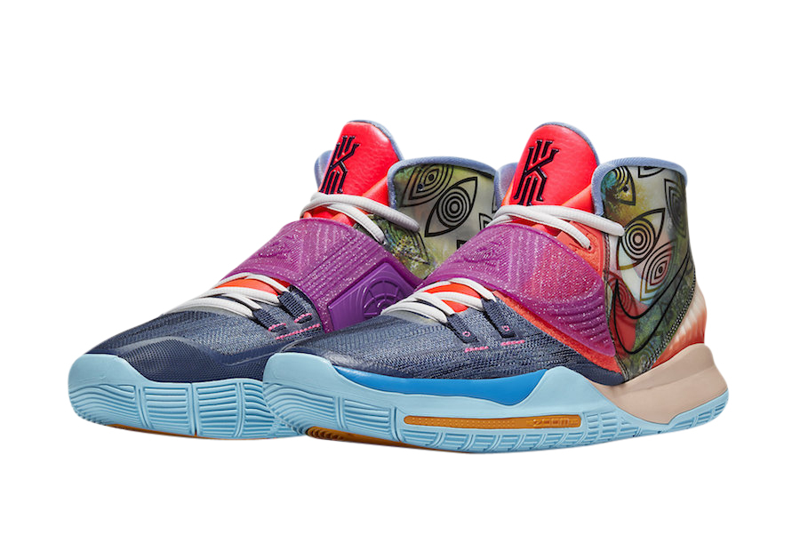 Used Nike Kyrie 6 'Shutter Shades' Basketball Shoes BQ4630