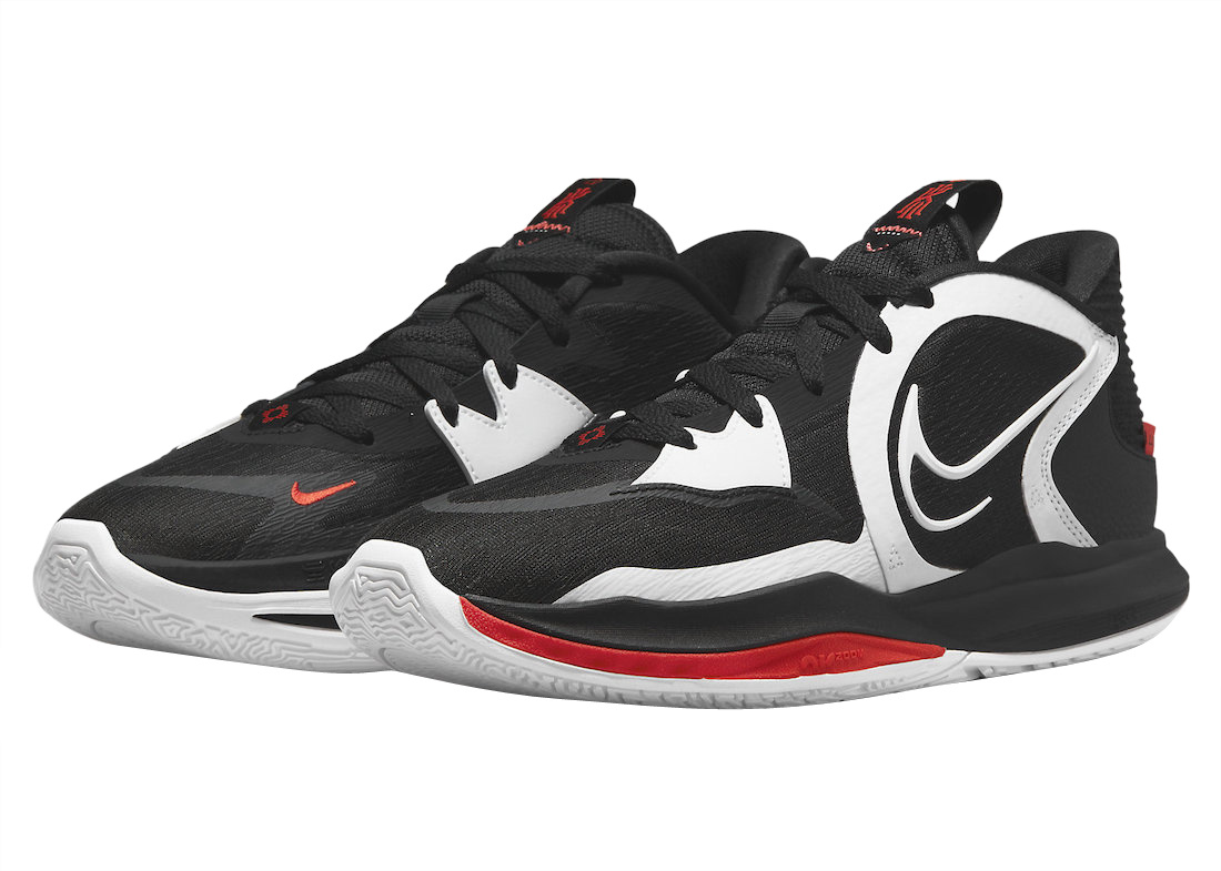 Nike Kyrie Low 5 Black Chile Red - May 2022 - DJ6012-001