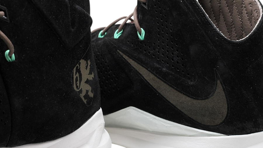 Nike LeBron 10 EXT QS - Black Suede 607078001