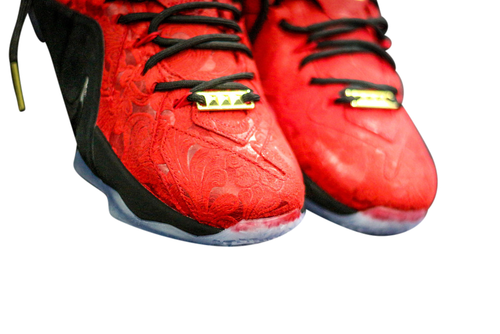 Nike LeBron 12 EXT - Red Paisley 748861600 - KicksOnFire.com