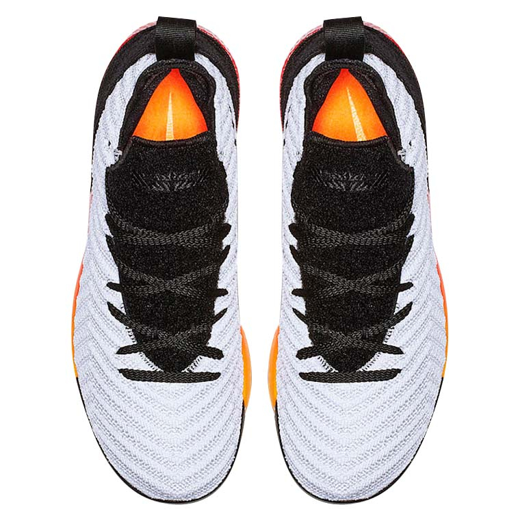 Nike LeBron 16 GS White Laser Orange AQ2465-188