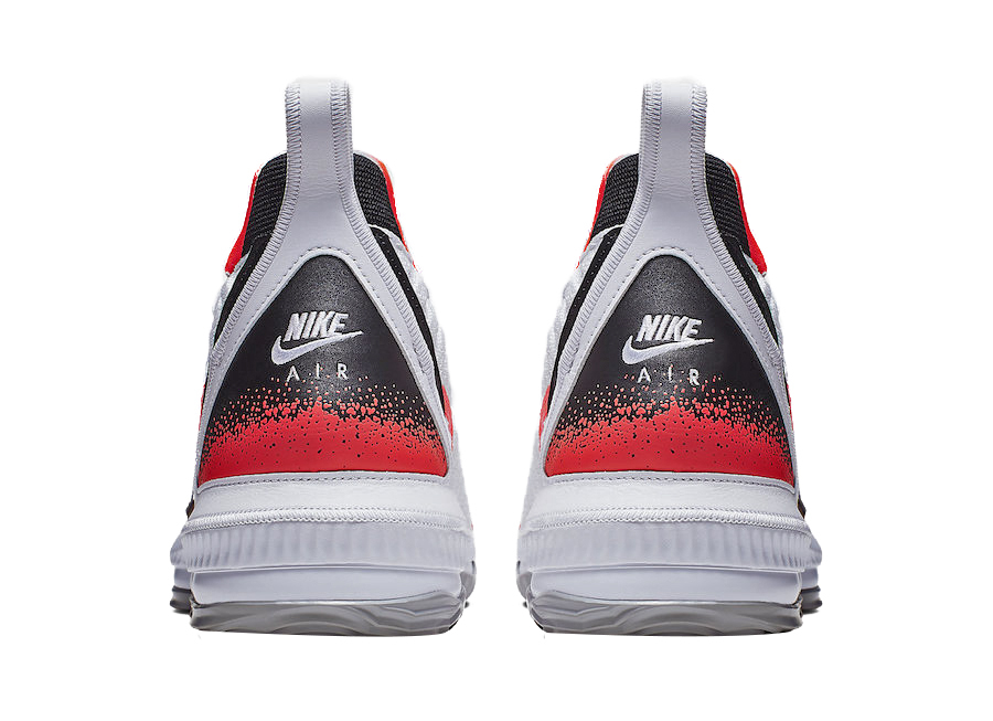 Nike LeBron 16 Hot Lava White - May 2019 - CI1521-100