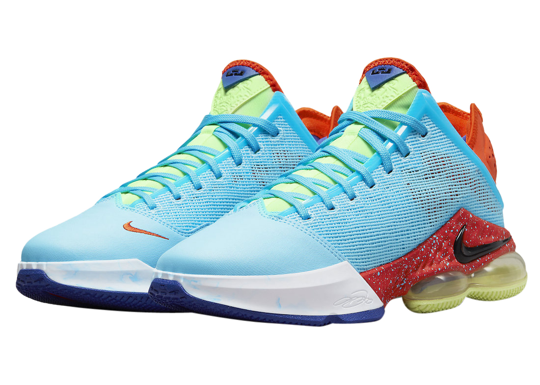 Nike LeBron 19 Low Blue Chill DO9829-400