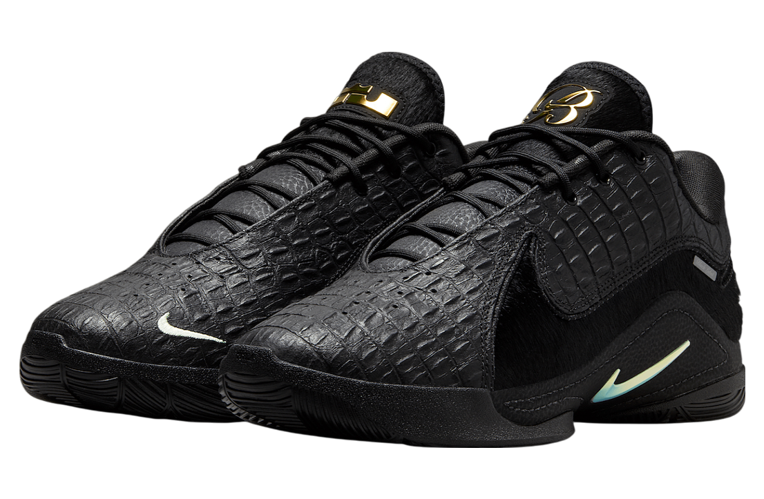 Nike Lebron 22 Black Label Black / Metallic Gold