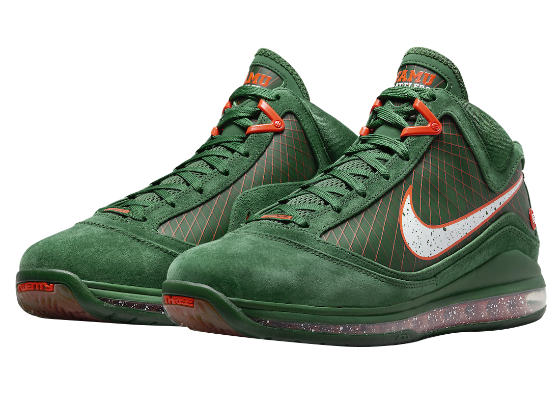 Nike LeBron 7 Florida A&M Gorge Green DX8554-300
