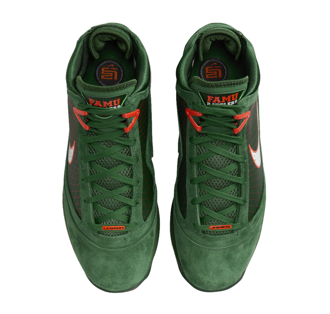 Nike LeBron 7 Florida A&M Gorge Green DX8554-300
