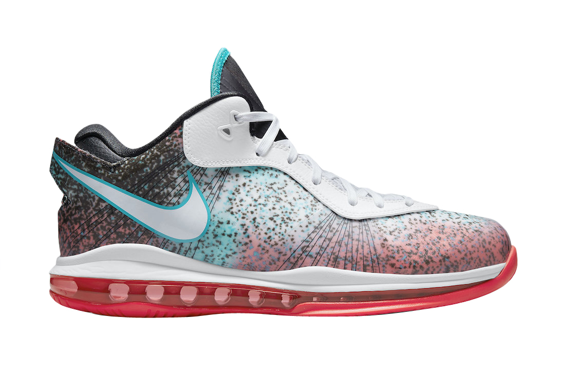 Nike LeBron 8 V2 Low Miami Nights 2021 - Jun 2021 - DJ4436-100