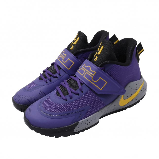 Nike LeBron Ambassador 12 Field Purple Amarillo - Jan 2020 - BQ5436500