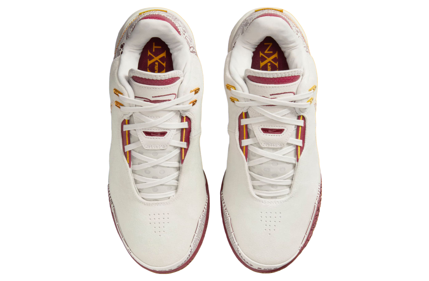 Nike Lebron Nxxt Gen Light Bone / Team Crimson