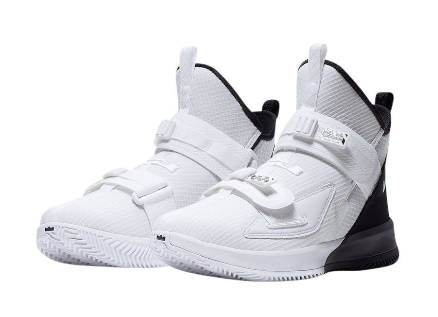 Nike LeBron Soldier 13 White Black AR4228-100