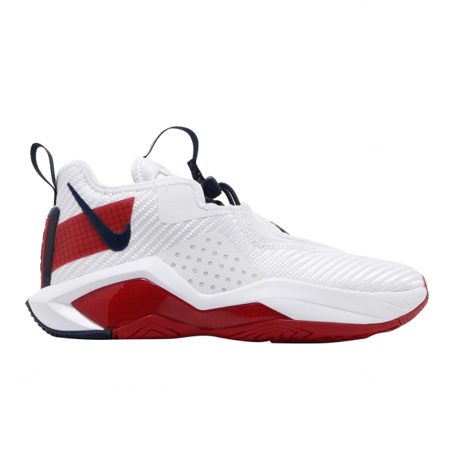 Nike LeBron Soldier 14 GS White University Red CN8689100