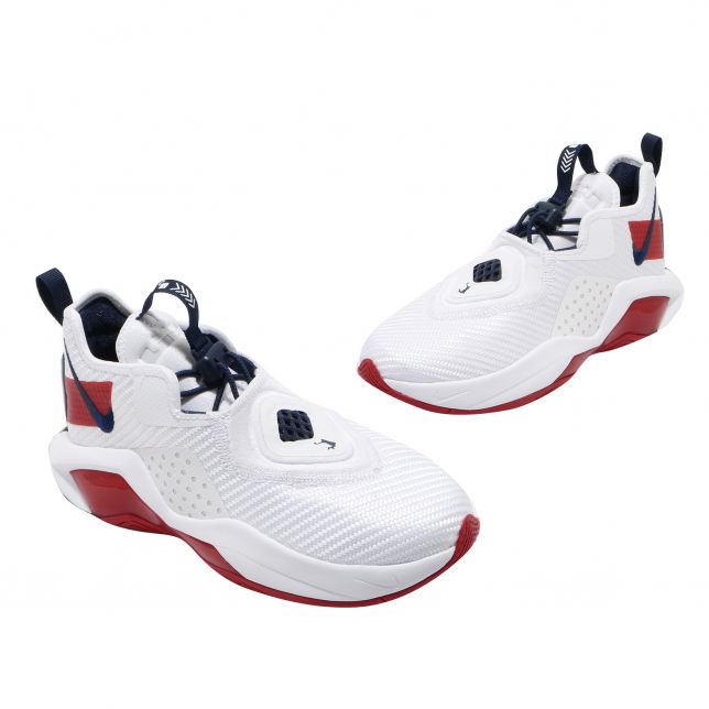 Nike LeBron Soldier 14 GS White University Red CN8689100