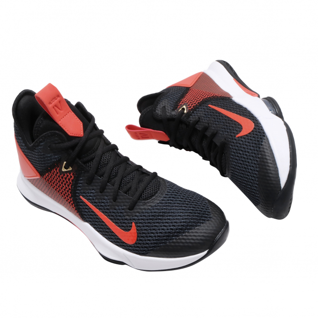 Nike LeBron Witness 4 EP Black Team Orange