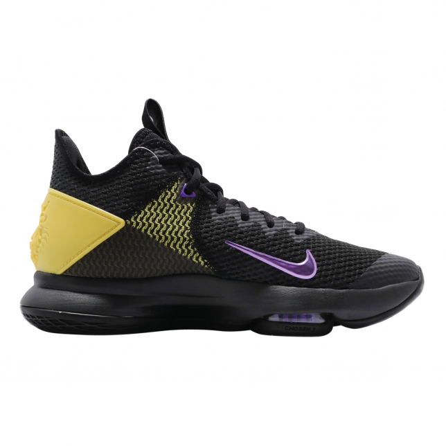 Nike LeBron Witness 4 EP Black Voltage Purple Opti Yellow - Jan 2020 - CD0188004