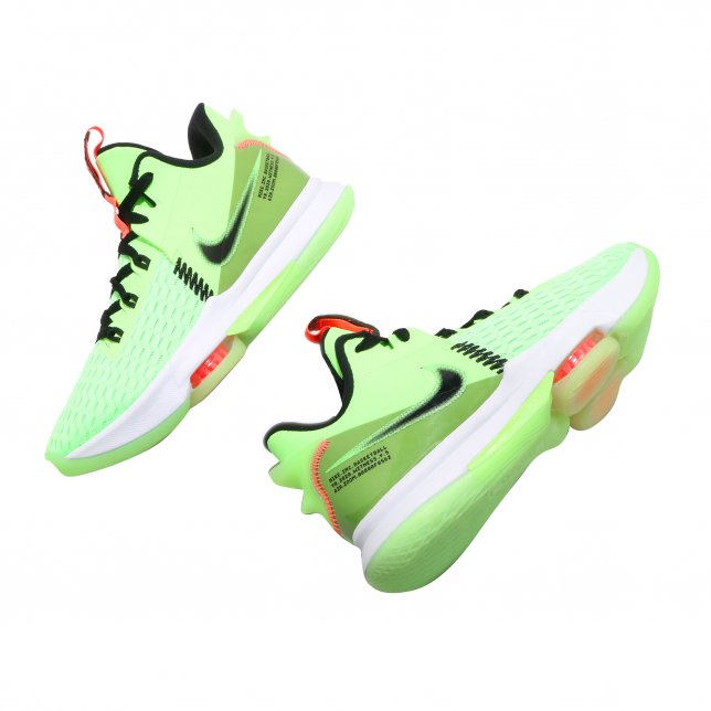 Nike LeBron Witness 5 EP Lime Glow Black Bright Mango CQ9381300