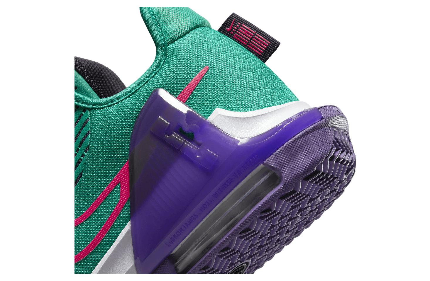 Nike LeBron Witness 6 Clear Emerald / Wild Berry