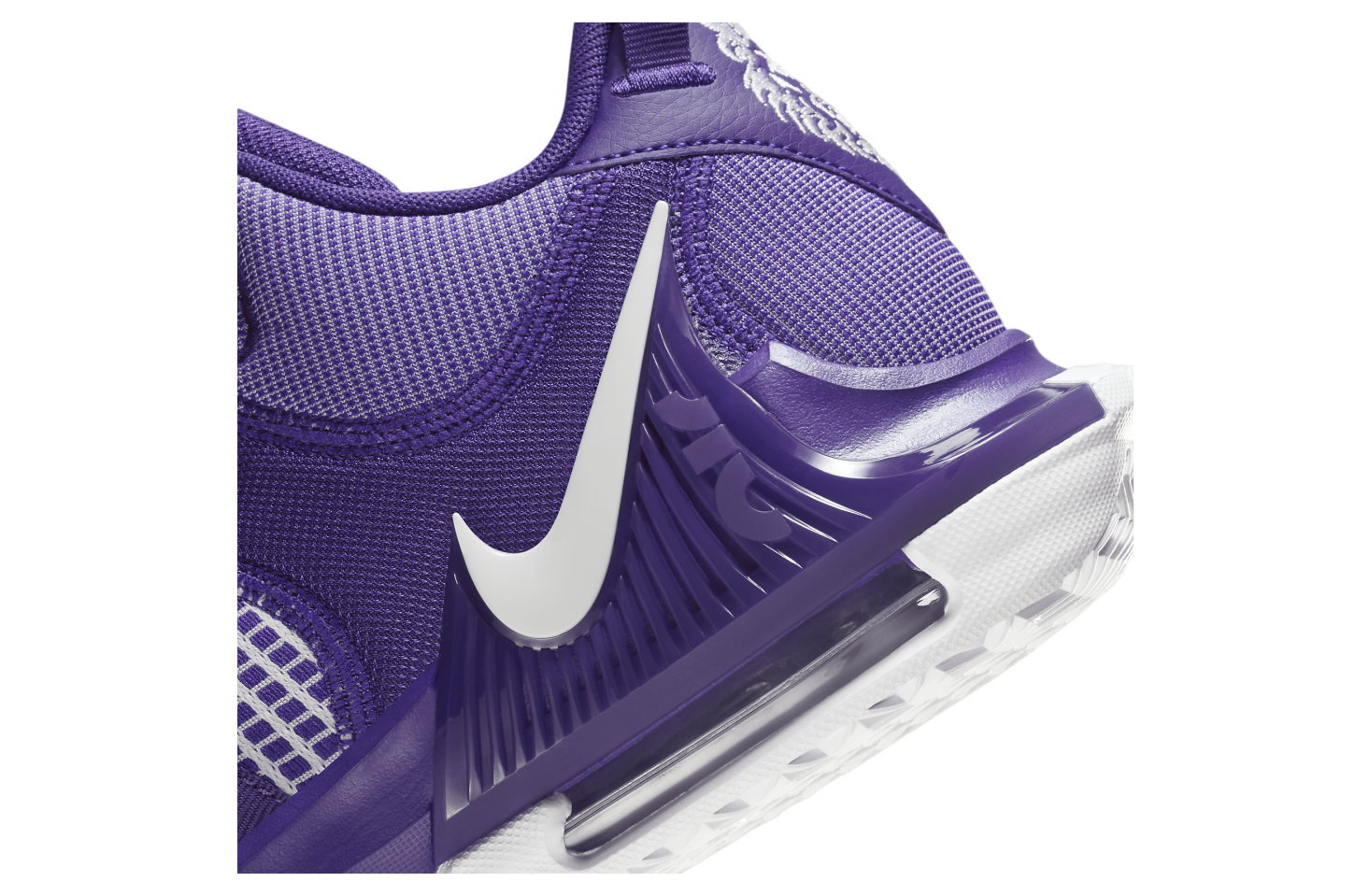 Purple and white lebrons online