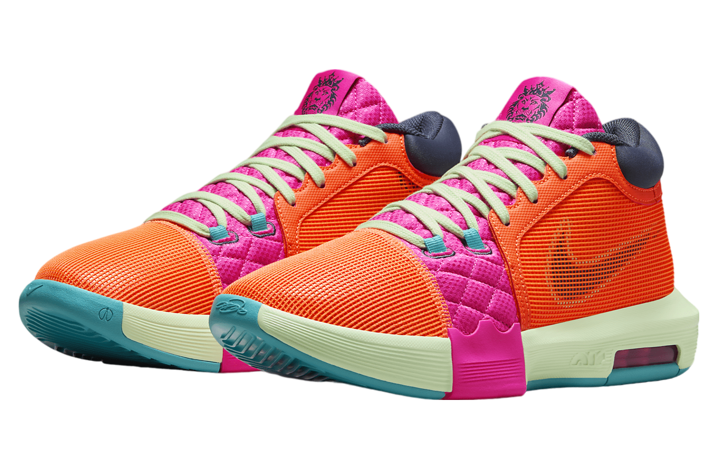 Nike LeBron Witness 8 Total Orange / Laser Fuchsia