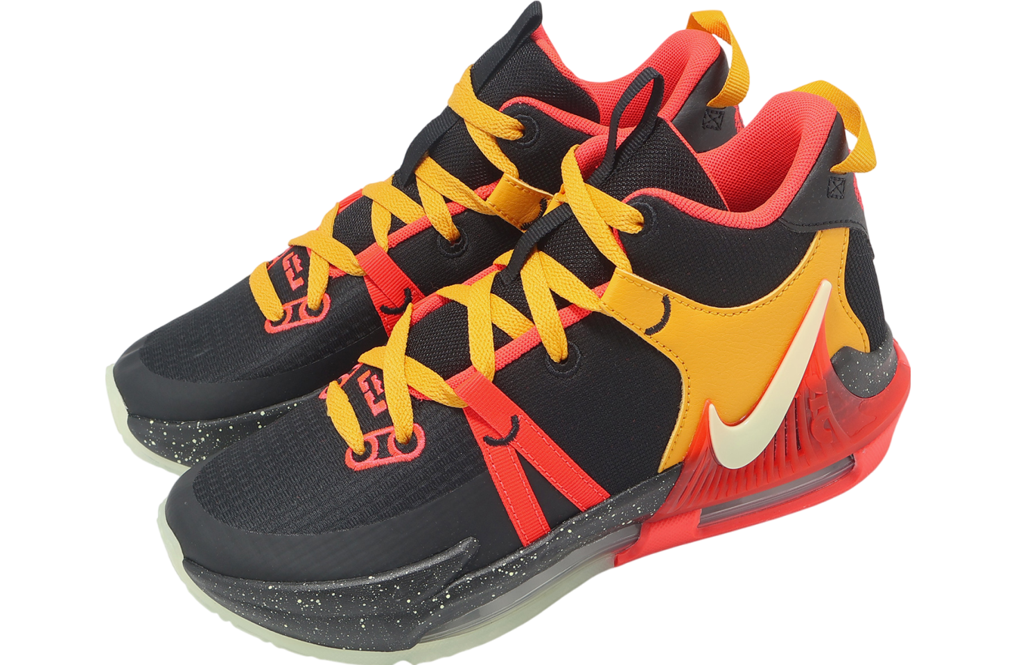 Nike LeBron Witness VII GS Black / Barely Volt