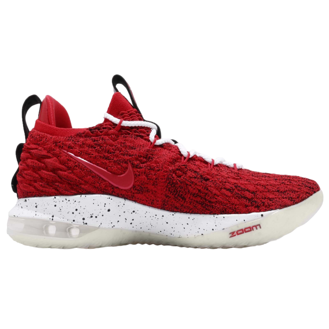 Nike LeBron XV Low EP University Red / White - Sep 2018 - AO1756600 ...