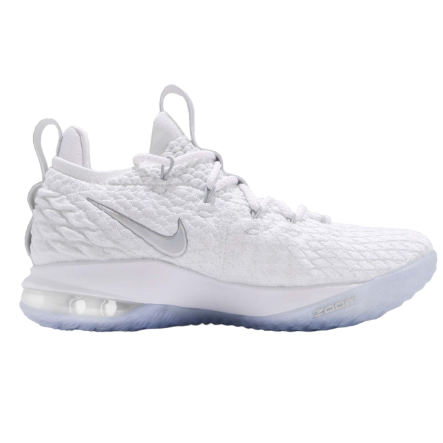 Nike Lebron XV Low EP White / Metallic Silver