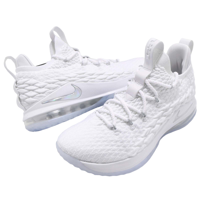 Nike Lebron XV Low EP White / Metallic Silver