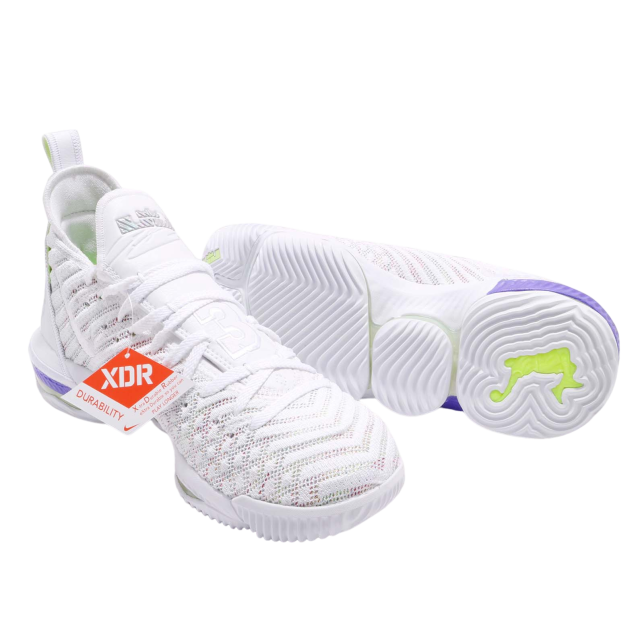 Nike Lebron XVI EP White Multi Mar 2019 AO2595102 KicksOnFire