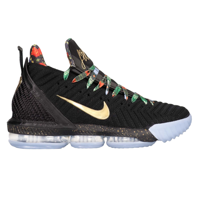 Nike Lebron XVI KC EP Black / Metallic Gold