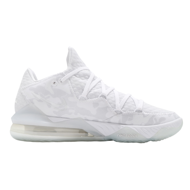 Nike LeBron XVII Low EP White / Pure Platinum