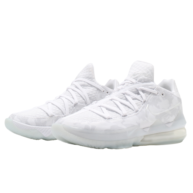 Nike LeBron XVII Low EP White / Pure Platinum