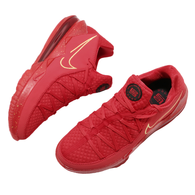 Nike LeBron XVII Low PH EP University Red / Metallic Gold