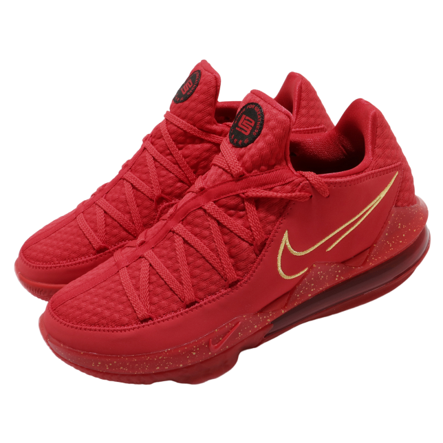 Nike LeBron XVII Low PH EP University Red / Metallic Gold