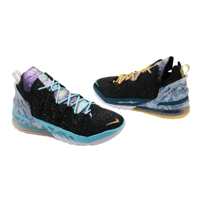 Nike LEBRON XVIII Black / Bleached Aqua