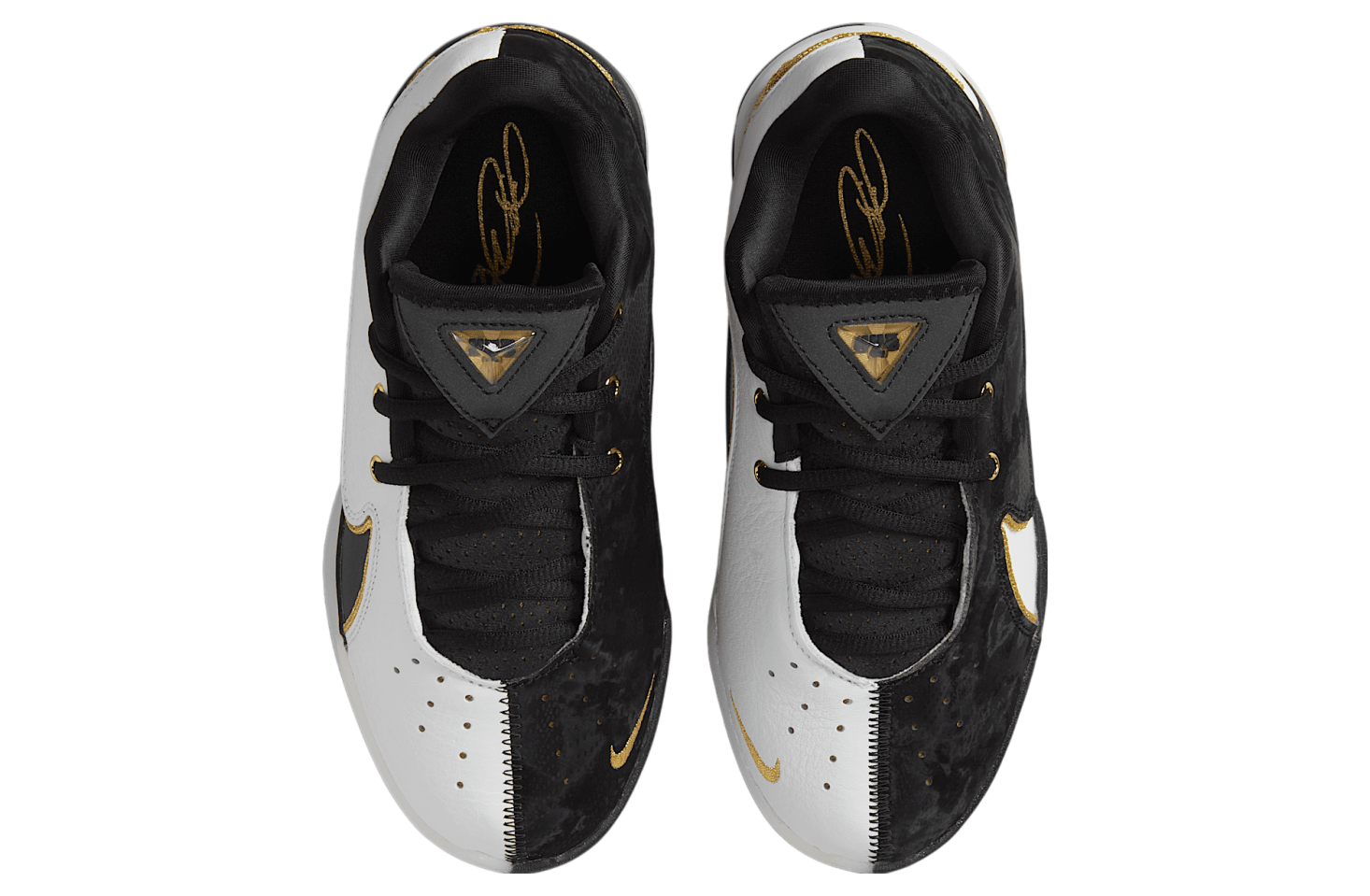 Nike Lebron Xxii Split Gs White / Metallic Gold