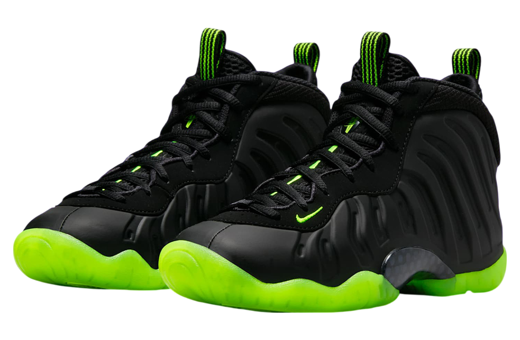 Nike Little Posite One Black / Volt