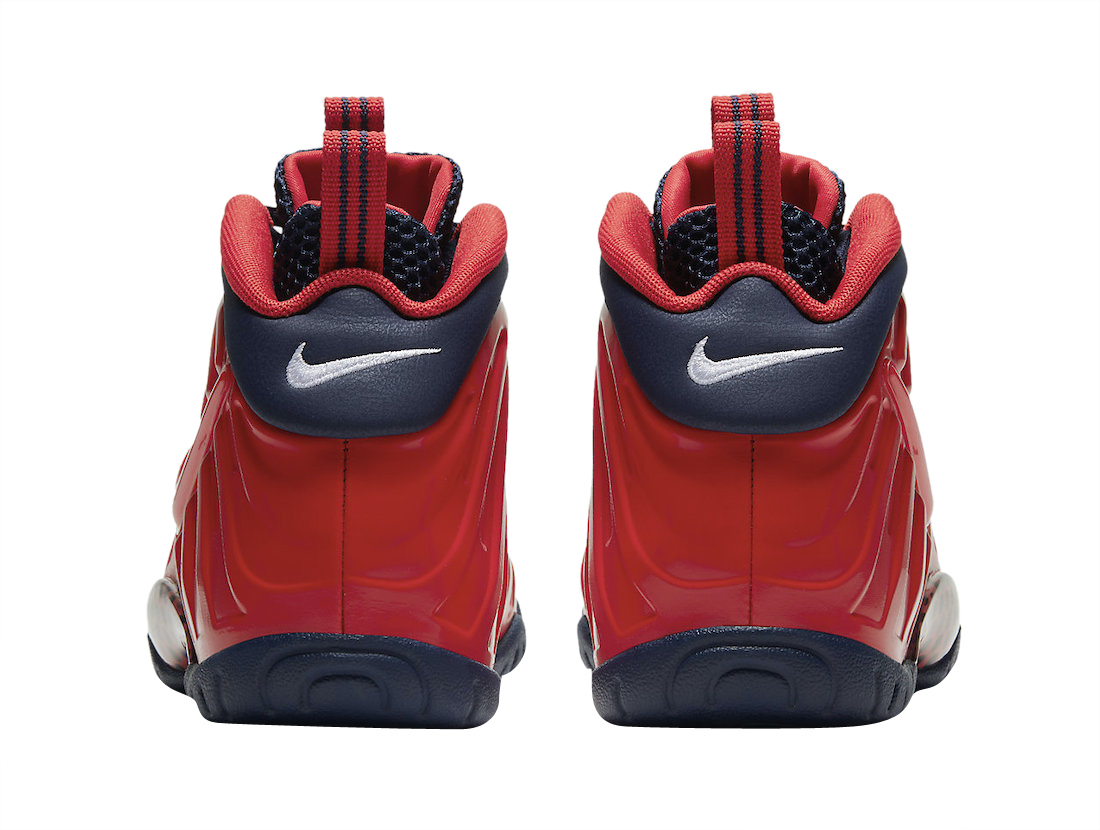 Nike Little Posite Pro Crimson Navy