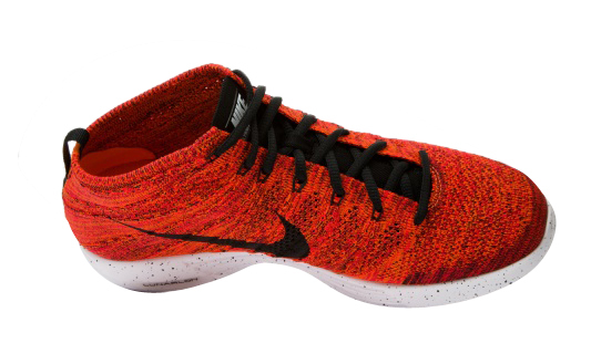 Nike Lunar Flyknit Chukka - Bright Crimson / Total Orange 554969600