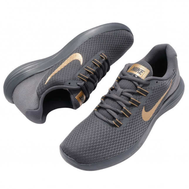 Nike Lunarconverge Dark Grey Metallic Gold